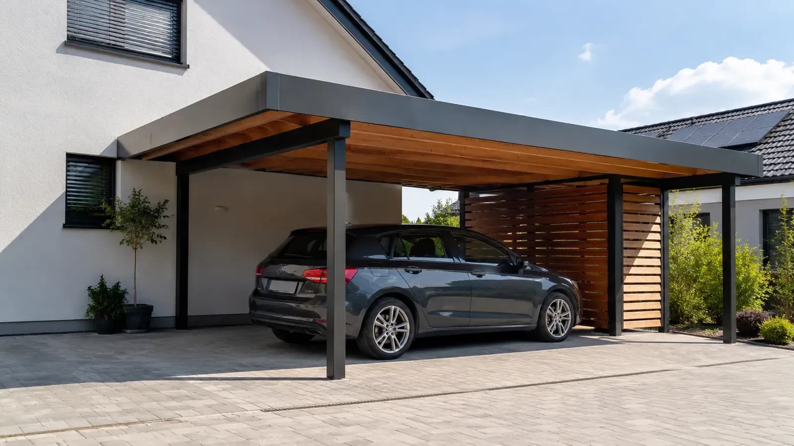 Carport statt Garage: Baurecht, Stellplatznachweis und Kosten